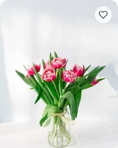 Микс «Pink Sunset» — пионы, эустомы
